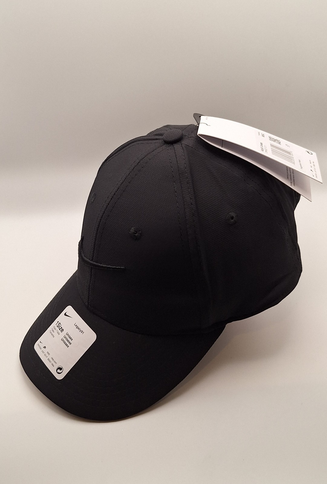 Legacy91 Dri-fit Strapback Hat Cap Unisex, Black Brand New
