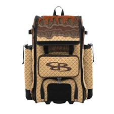 Boombah Catcher's Superpack Hybrid Rolling Bat Bag Ice Cream Chocolate