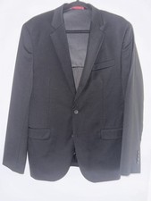 Kenneth Cole Awearness Men's 40R Black Slim Fit 2-Button Blazer Suit Jacket