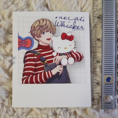 Shiki Ando Whiskers Paradox Live Polaroid Sanrio Hello Kitty Collab Print 2024