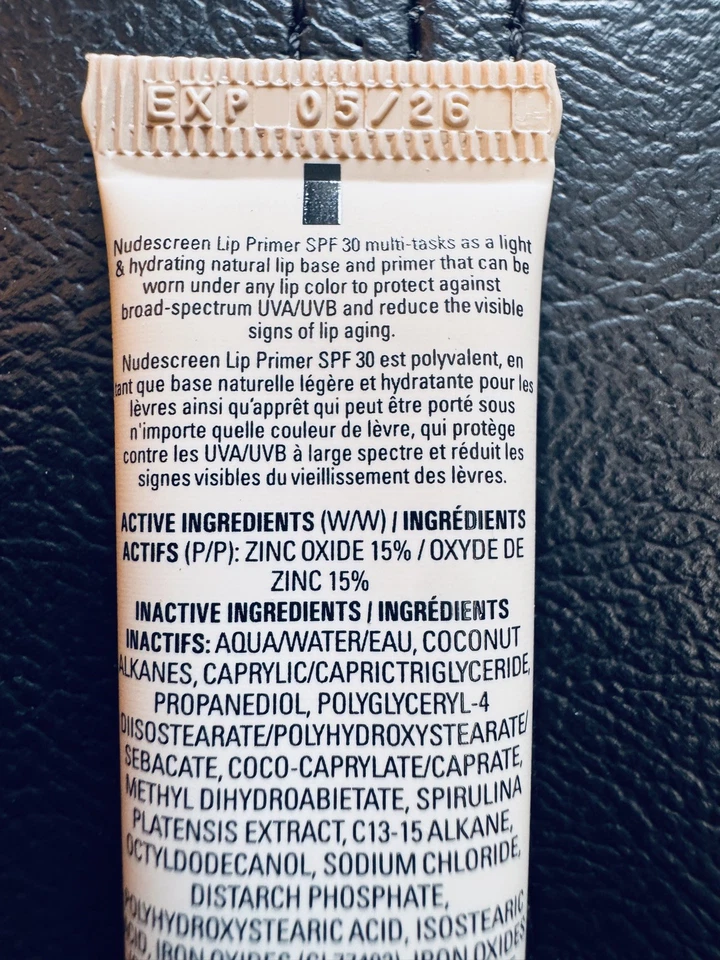 Primer Labial Nudestix FPS 30 in Tinte Natural Transparente Nuevo Foto 3 de 4
