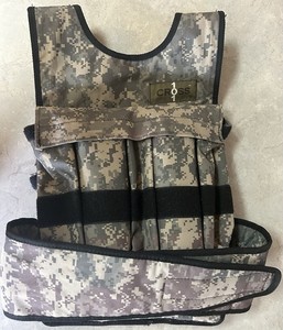 Cross101 18lb Camouflage Weighted Exercise Vest
