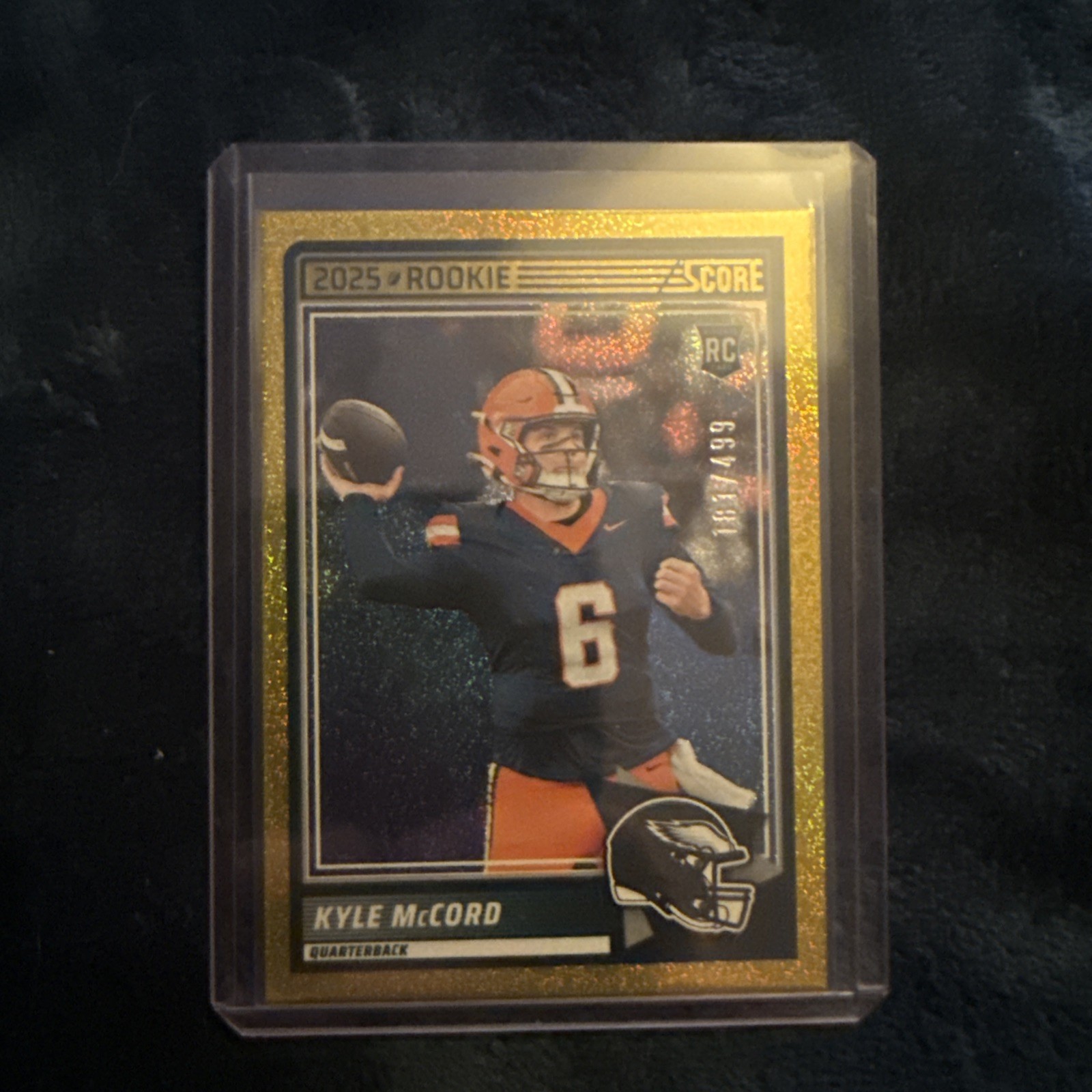2025 Score - Rookies Kyle McCord #73 Gold Dots /499 (RC)