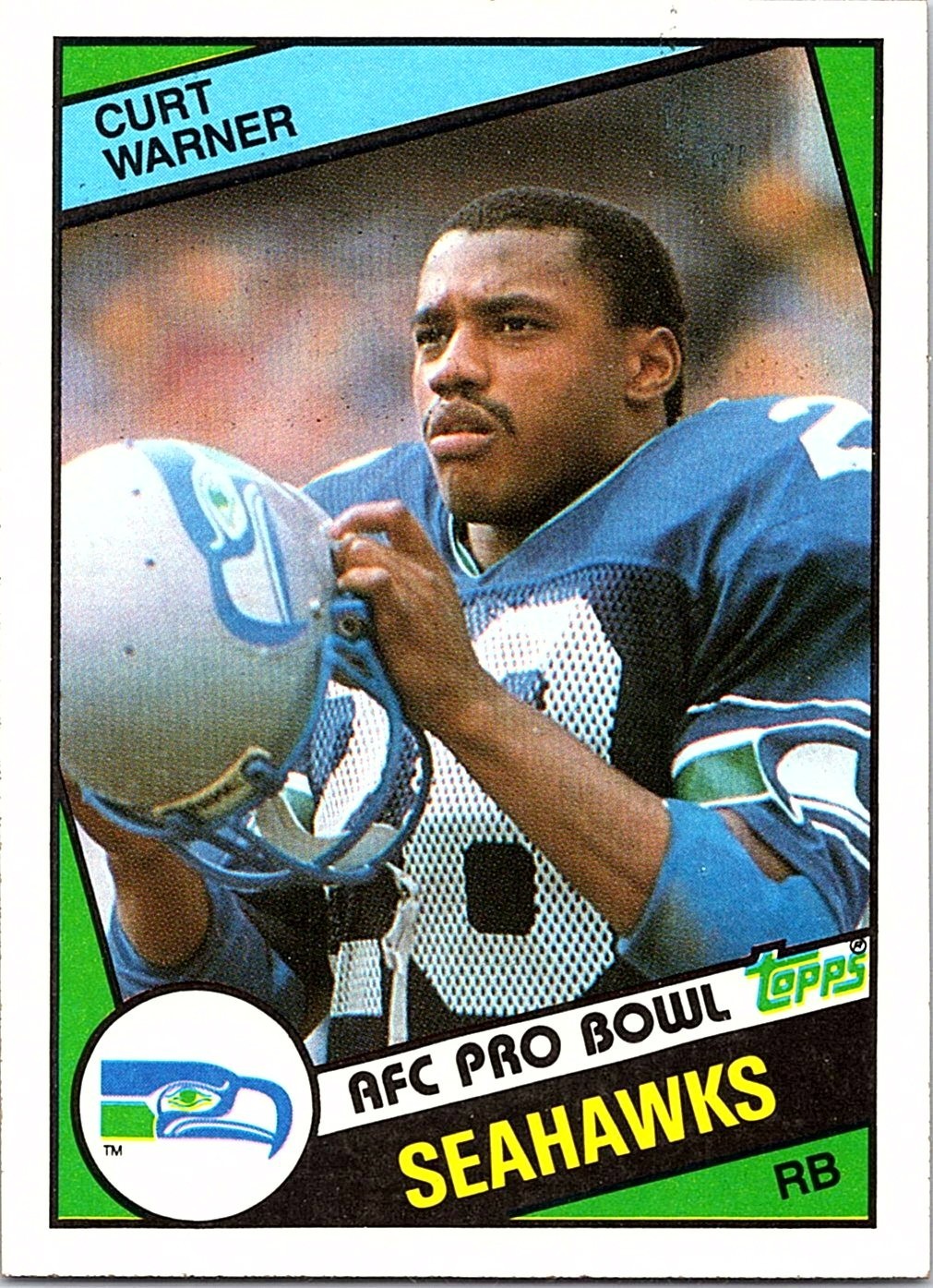 1984 Topps #198 Curt Warner NM-MT RC Rookie Seahawks 