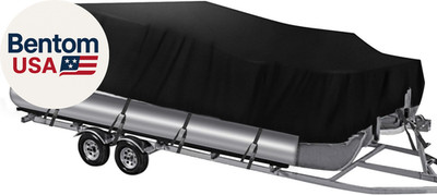 Trailerable Boat Cover Waterproof Heavy Duty Marine Grade Polyester Canvas Fits