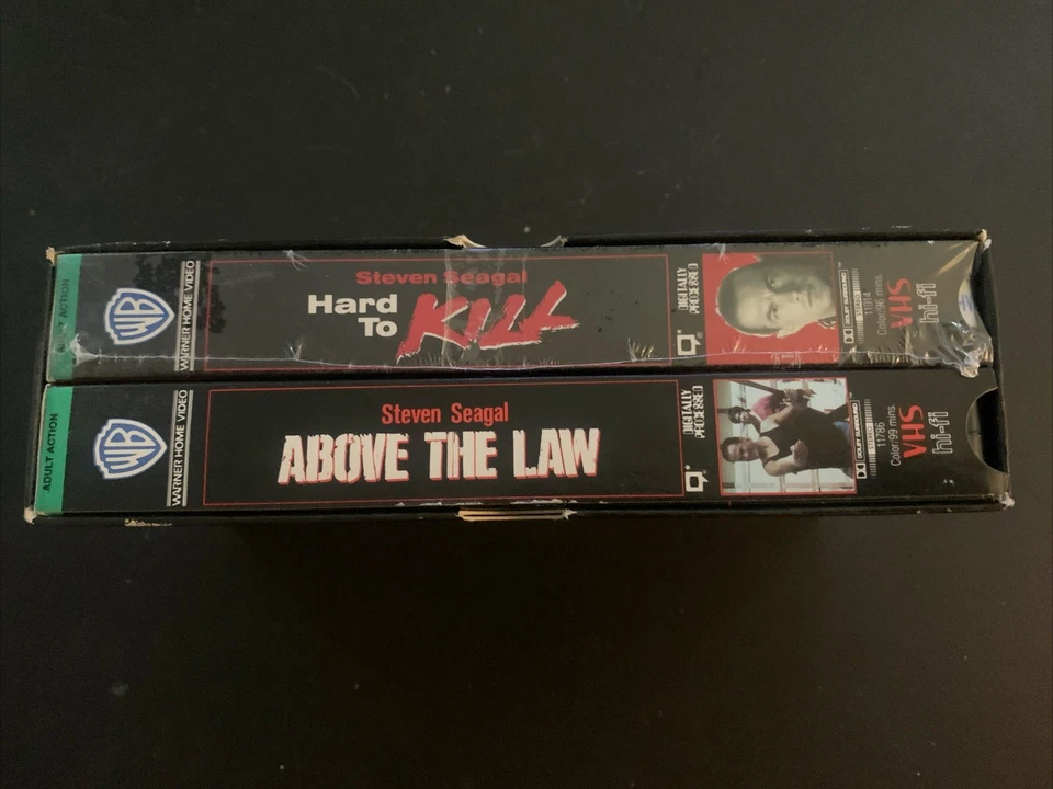 Steven Segal Twin Pack: Above The Law (1988,VHS) & Hard To Kill (1990, VHS) - Image 3 of 4