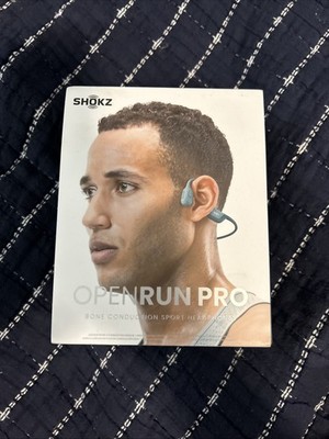 Shokz OpenRun Pro Open-Ear Endurance Wireless Bluetooth Headphones - Blue