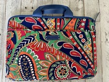 Vera Bradley Laptop Sleeve w/ Handle - Venetian Paisley - Vibrant Boho Neoprene