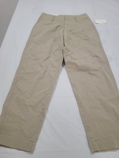Women's High-Rise Tapered Ankle Chino Pants A New Day Tan Size 4