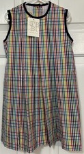 NWT The Beaufort Bonnet Company Mary Frances Frock Dress Size 6 Paint Set Plaid