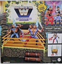 Masters of the WWE Universe Fright Zone Ring Playset the HORDE NWO Nash Hall MIP