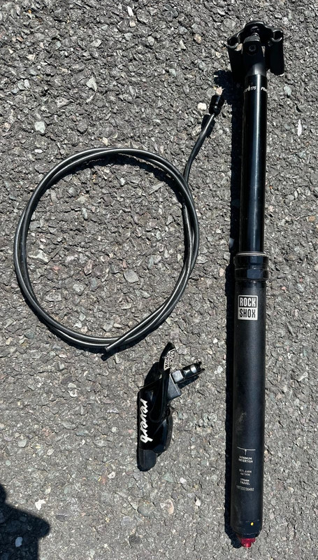 Rockshox Reverb B1 Stealth  175mm Dropper Post Seatpost 31.6mm. hose & 1x remote