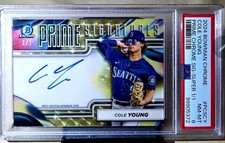 2024 Bowman Prime Signatures Cole Young 1/1 SUPERFRACTOR ROOKIE AUTO RARE SP