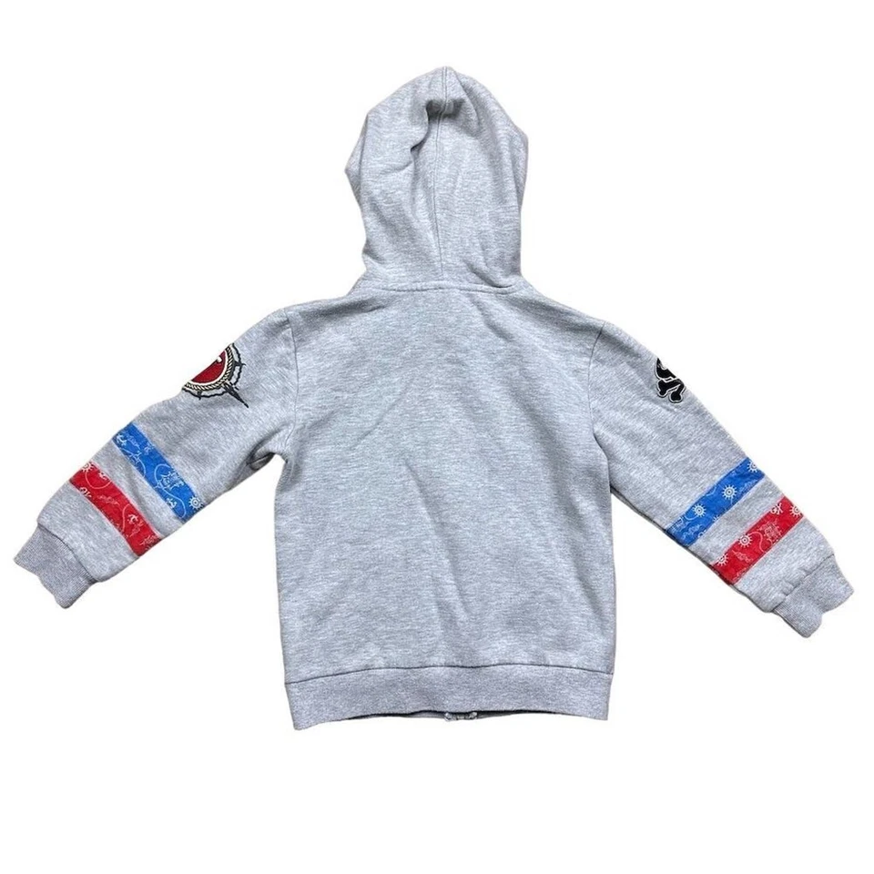 Disney Store Boys Hoodie Size 5-6 Jake and the Never Land Pirates Gray - Image 4 of 4