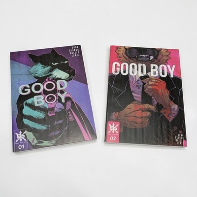 Good Boy #1 & #2 Source Point Press Comic Lot - Variant Covers - 2021 VF