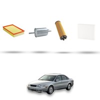 Hoffcar Wartungsset - 4 Filter FüR Volvo S80 2.0 20V Turbo 166Kw Von 1998 Bis 2