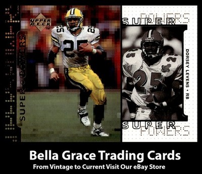 1998 Upper Deck Dorsey Levens #S24 Green Bay Packers Super Powers NFL Football