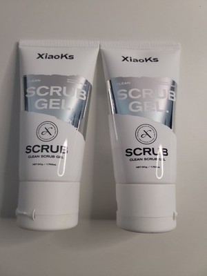 Scrub Gel Soft Exfoliating Face and Body Scrub, (2pack)