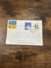 1996 Lithuania Airmail Cover Priorytetine to USA Saginiai