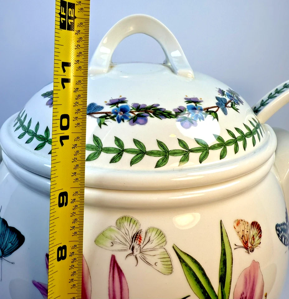 Portmeirion Jardín Botánico Sopera de patas grandes con cucharón - 4-5 cuartos de galón, Inglaterra Foto 3 de 4