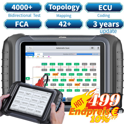 XTOOL D8S OBD2 Diagnosegerät Topologie Mapping Alle System Diagnose CANFD & DOIP