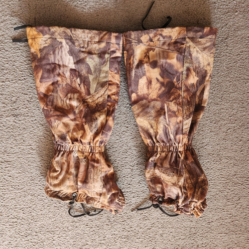 Fieldline Leg Gaiters Camo Advantage Timber Elastic One Size Hunting Camping
