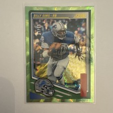 Panini 2025 Score Billy Sims #233 Detroit Lions Parallel Serial Numbered 21/99