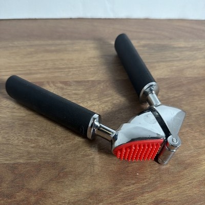 OXO Good Grips Garlic Press Heavy Duty Stainless Steel with Silicone Handles  