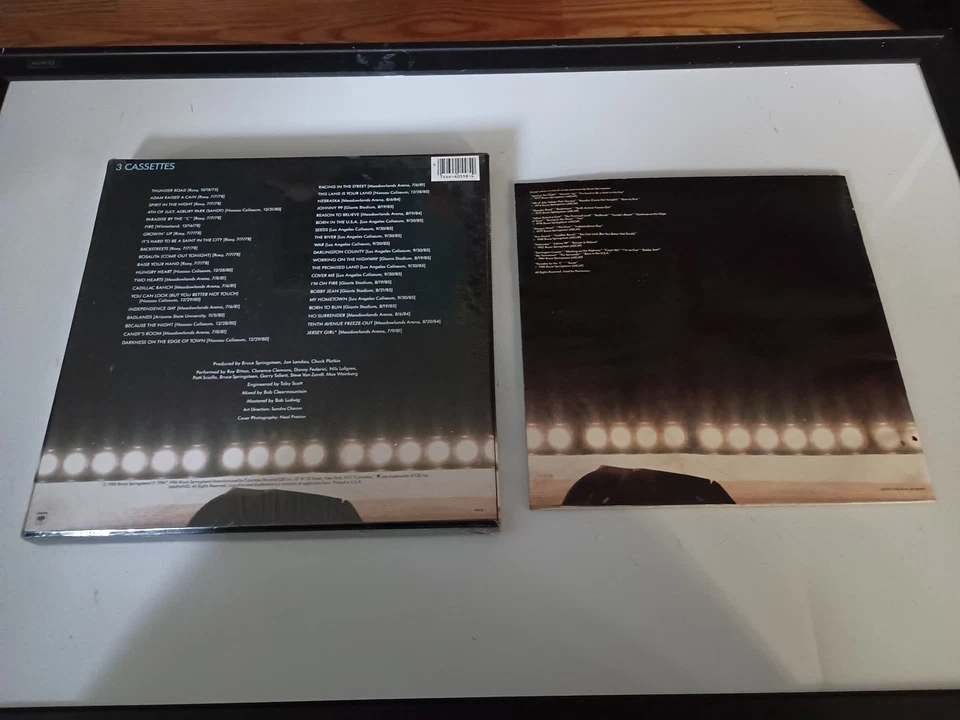 Bruce Springsteen Live 1975-85 3 Sealed Cassettes CXT 40558 W/ Tour Book/ Lyrics - Image 2 of 4