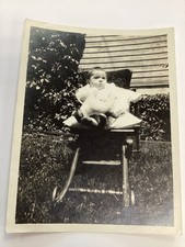 1905 baby Howard in his highchair. 3 1/2 x 4 1/4.