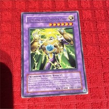 Konami Elemental Hero Thunder Giant DP1-EN011 Fusion/Effect ATK 2400 DEF 1500