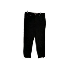 Gloria Vanderbilt Corduroy Pants  Black Size 12R 5 Pockets Mid Rise