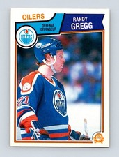 1983-84 O-Pee-Chee #28 Randy Gregg Edmonton Oilers Rookie