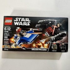 LEGO Star Wars set 75196 A-Wing vs. TIE Silencer Microfighters