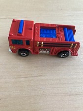 Vintage Hot Wheels Fire-Eater Red Fire Engine Truck Hong Kong BW Blackwall 1978
