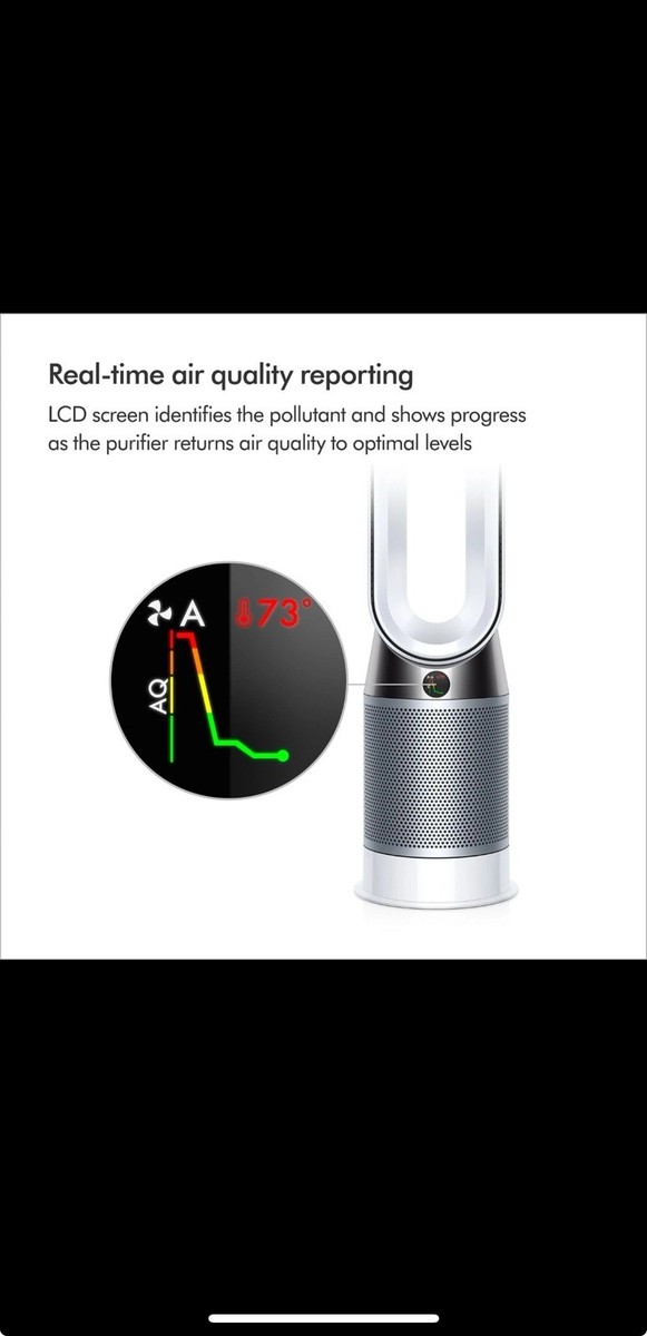 【美品】dyson HP04 pure hot ＋ cool ホワイト/シルバー Dyson HP04 Pure Hot + Cool Smart Tower Air Purifier, Heater