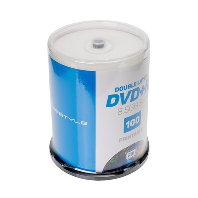 Omega Freestyle DVD+R Double Layer Rohlinge 8,5GB, 8x, printable -  100 Stück