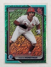 2024 Bowman Chrome Travis Honeyman Aqua Shimmer Refractor /125 #BCP-46 Cardinals