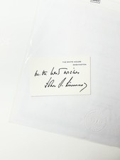 JFK John F Kennedy White House Card Robert L White Collection Gettysburg Museum