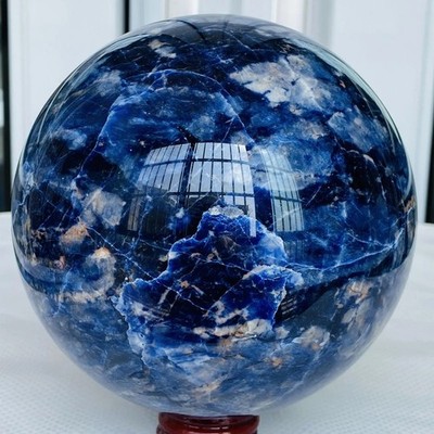 Natürliche blaue Sodalith Kristallkugel Heil Edelstein Quarz Stein Kugel