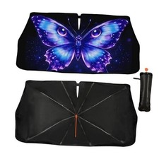 Butterfly Eye Car Windshield Sun Shade Umbrella Funny One Size Style19