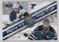 2012 Certified Path to the Cup Quarterfinals 185/399 BJ Crombeen Antti Niemi 0o9