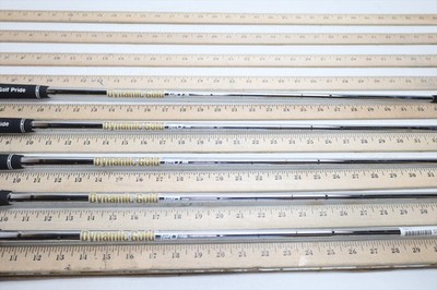 True Temper Dynamic Gold 120 S300 34.5''-37.25'' Iron Shaft Set Pulls 13178