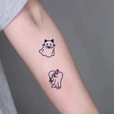 new 1pcs Tattoo Temporary Tattoos Sticker Fake Tatoo Body Art Waterproof Mini