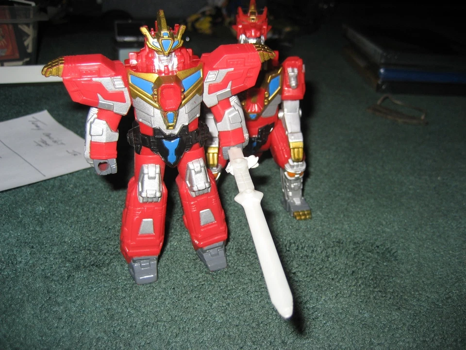 Juego de 2 figuras de acción Superhuman SamuraiCyber Squad de 5 1/4 pulgadas phorbo y dragón Foto 2 de 4