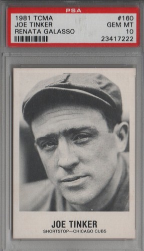 Baseball's Sad Lexicon - Tinker to Evers to Chance PSA 10 CUBS HOF ALL 3 CARDS - Picture 3 of 8