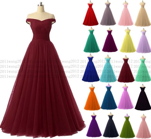New Formal Long Evening Ball Gown Party Prom Bridesmaid Dress Stock Size 6-26