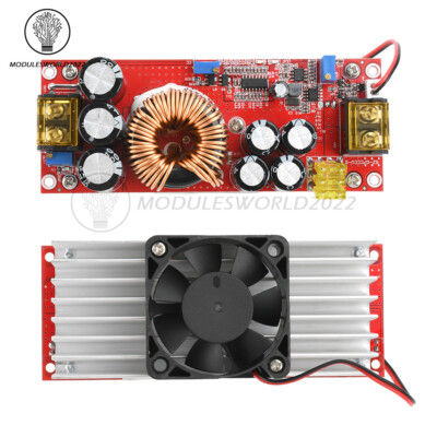 1800W /40A DC-DC Boost Converter 10-60V to 12-90V Step Up Power Supply Module