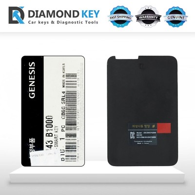 OEM Keyless Entry Card Key Uncut Blank Hyundai 15-18 Genesis G80 