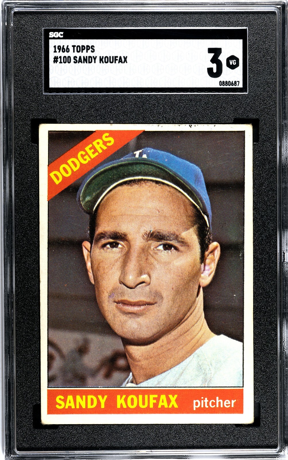 1966 Topps #100 Sandy Koufax SGC 3 VG